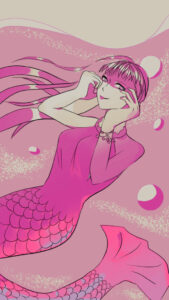 人魚 マーメイド イラスト