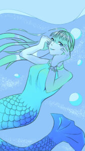人魚 マーメイド イラスト