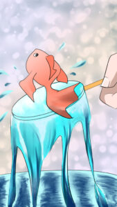 金魚すくい イラスト