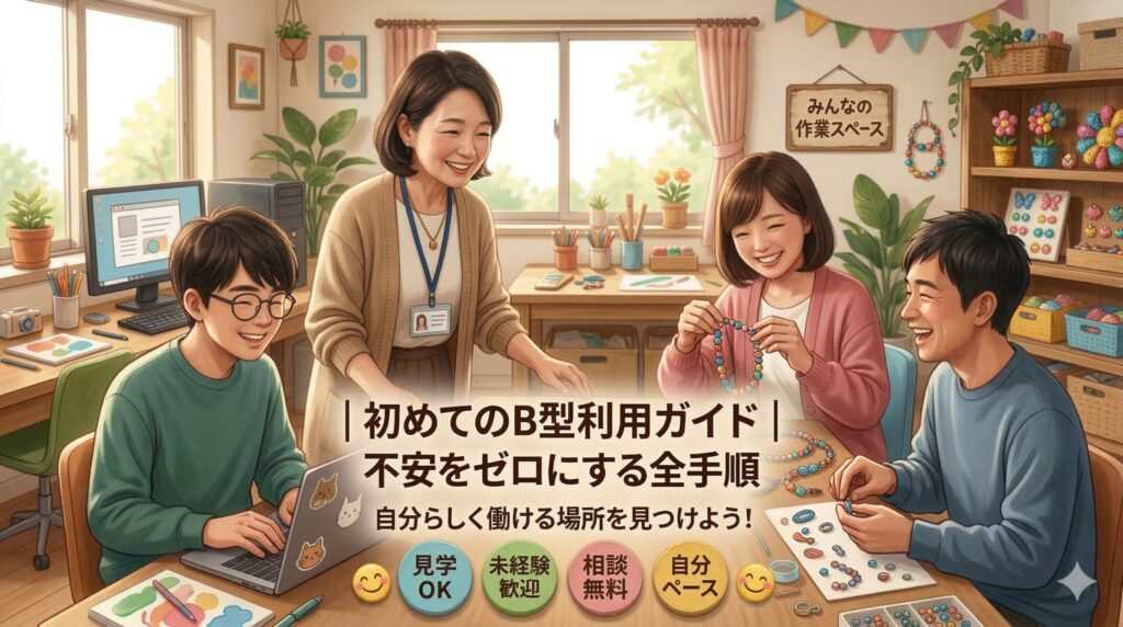 初めての就労継続支援B型利用ガイド